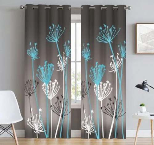 New Arrival Grey Window Curtain At Wholesale Price by Kanha Overseas
