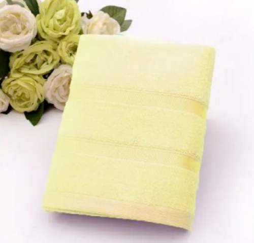 New Collection Yellow Bath Towel At Wholesale by Mush Textile Private Limited