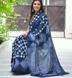 Printed Cotton Block Printed Saree