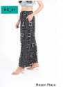 Checks Designer Pocket Rayon Palazzo Pant  thumb 1
