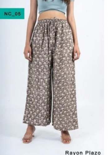 Rayon Printed Palazzo Pant for Girls NC05 by Govind Hand Printers