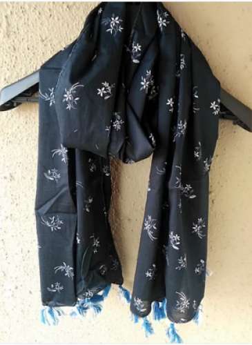 Ladies Cotton Printed Stole by G A D Impex