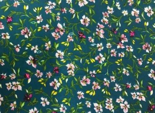 Green Printed Nighty Fabric At Wholesale Price by Gopal Enterprises