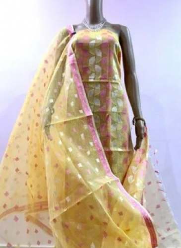 Elegant Kota Doria Dress Material by Handloom Saree Kendra