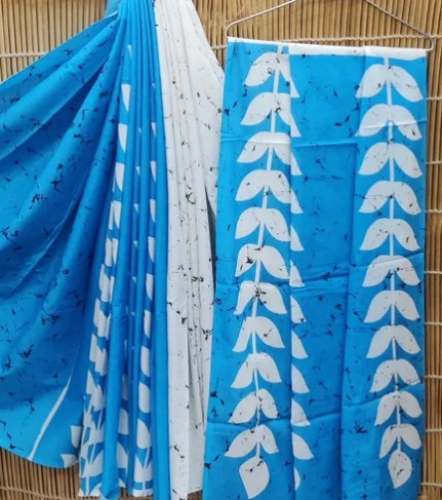 Casual Wear Batik Cotton Saree 