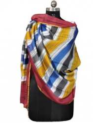 Multicolour Chanderi Pure Silk Dupatta