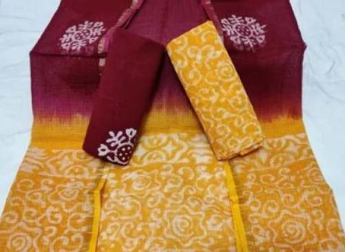 Jaipuri Cotton Dress Material by Mivaan Traders by Mivaan Traders