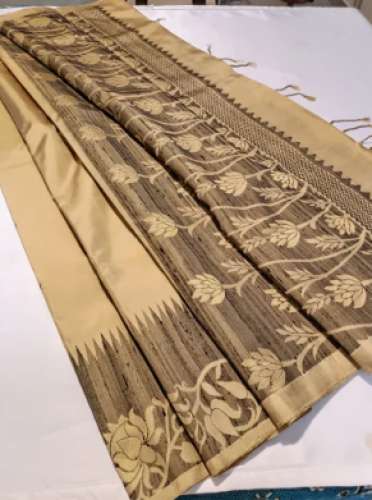 Pure Kanchi Soft Silk Handloom Saree  by Mehab Sarees