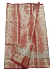 Festive Wear Banarasi Brocade Embroidered Saree