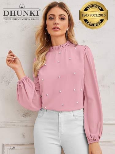 Dhunki 2131 Georgette Full Sleeve Top