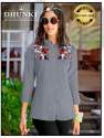 Dhunki 2141 Rayon Embroidery Work Top thumb 1