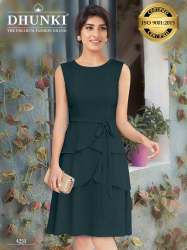 Vexana Lifestyle Presents One Piece Western Dress -Dhunki 4251