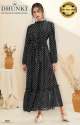  Dhunki 5491-Premium Quality Georgette One Piece Dress thumb 1