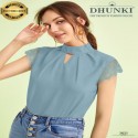 Dhunki 5651 Lace Work Sleeve Top  thumb 1