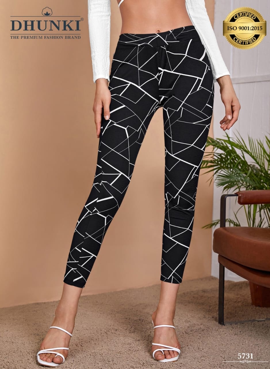 Fancy Printed ladies pant-Dhunki 5731