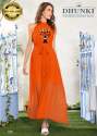 Dhunki Exclusive Western Wear Maxi Dress  thumb 1