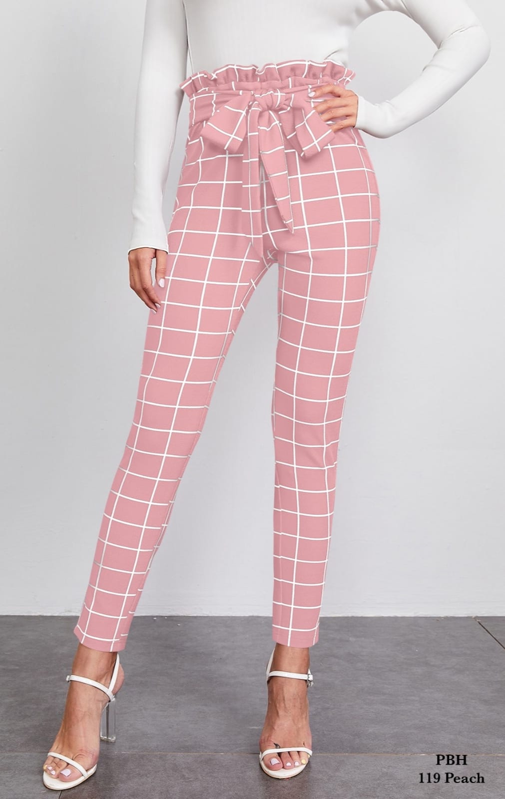Dhunki PBH 119 Ladies Checks Pant