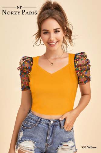 Girls Designer Crop Top