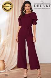 Girls Fancy Long Jumpsuit by Dhunki in Surat