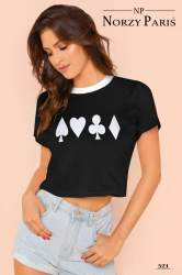 Girls printed Crop Top
