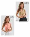 Ladies Sleeveless Crop Top thumb 2