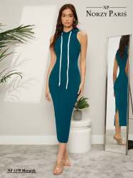 NORZY PARIS Stylish Western Dress 