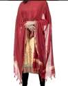 Silk Plain Red Dupatta Ladies 