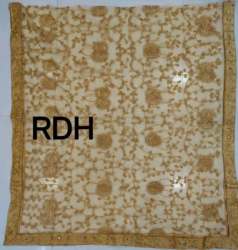 Fancy Golden Net Dupatta 