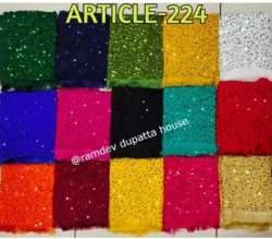 Nazmeen Sequence Embroidered Chunni