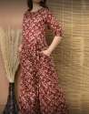 New Collection Red Printed Suit For Women