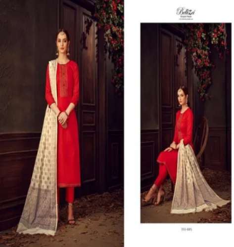 Belliza Ladies Silk Suit Material by Strii