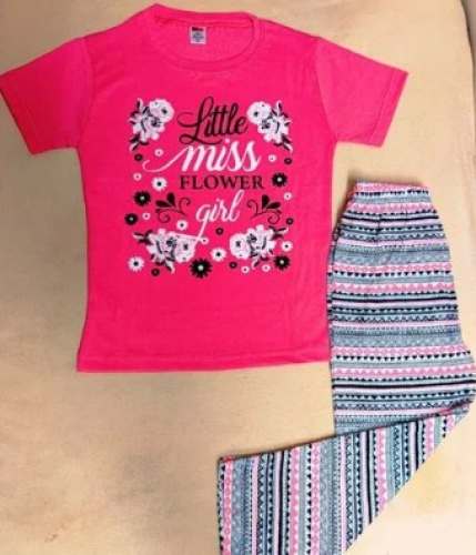 Kids T shirt With Pajam Set 