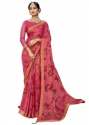 Regular Wear Trendy Brasso Saree 