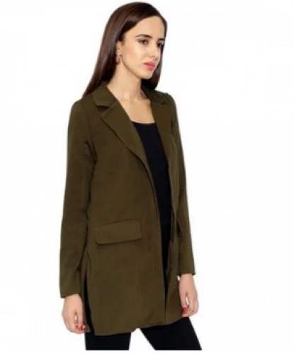 Full Sleeve Olive Green Ladies Jacket  by Ashtag