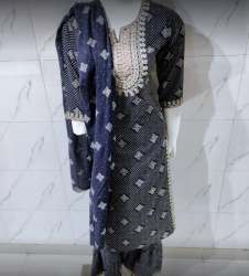 New Collection Blue Kurti Pant Set For Women