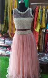 New Collection Pink Flared Lehenga Choli For Women