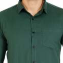 Green Cotton Mens Shirt by Lakda's  thumb 1