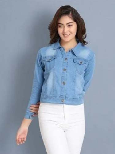 Girls Casual Denim Jacket  by Amore Creations