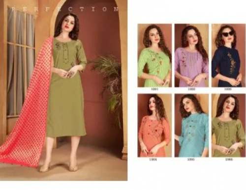 Party Wear Kurti Catalog from Surat-Blossom  by Journey Design