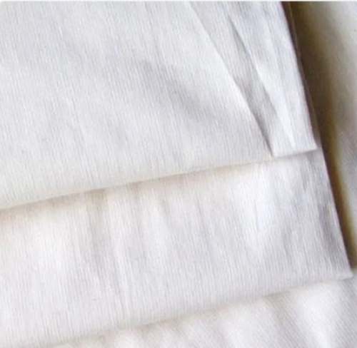 White Plain Cotton Bag Fabric by Tuhi Textile Mills