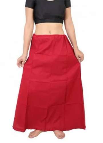 Buy Red Plain Petticoat