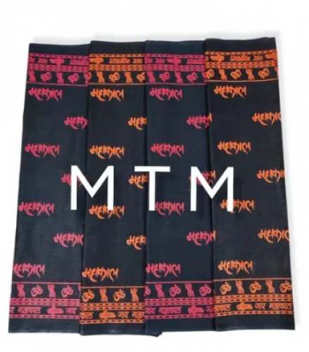 Cotton Printed Mahakal Gamcha  by Mayank Textile Mills