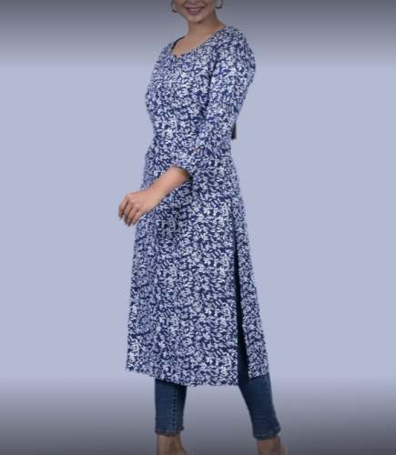 New Collection Ajrakh Printed Kurti For Women
