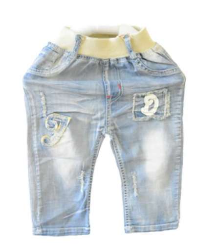 Kids Stylish Feded Jeans by Mehta Sons