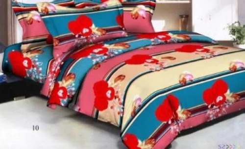New Collection Multi Color Polyester Bed Sheet by J M D Textiles
