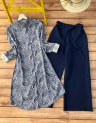 Formal Wear Kurti With Palazzo Pant 