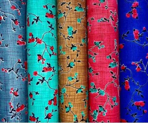 Printed Cotton Nighty Fabric 