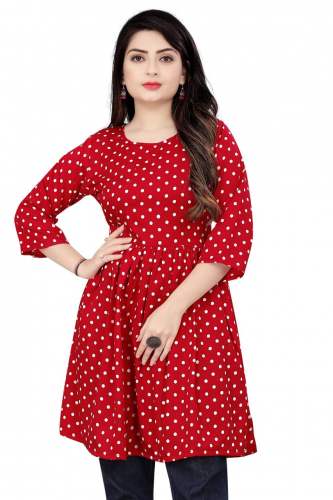 Red One Piece Polka Dot Dress by King And Queen Store