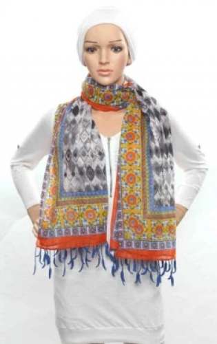 Cotton Printed Stole and Scarves SC NP 1001 by Ornate Fashions