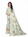 designer-pista-green-linen-digital-print-saree